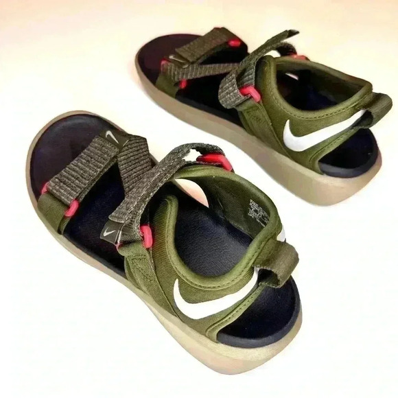 Nike Men’s Vista Sandal Rough Green/wolf Grey Strap Size-6 - Picture 8 of 11